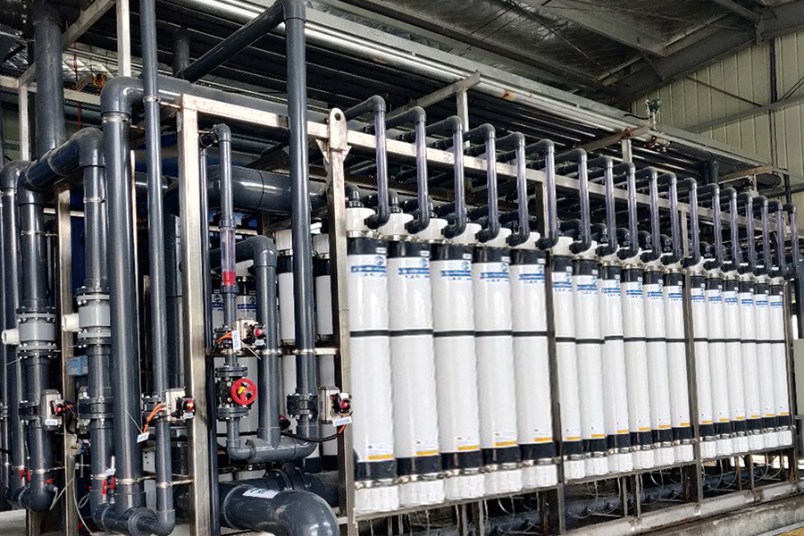 Projeto de tratamento de água da fábrica de aço
